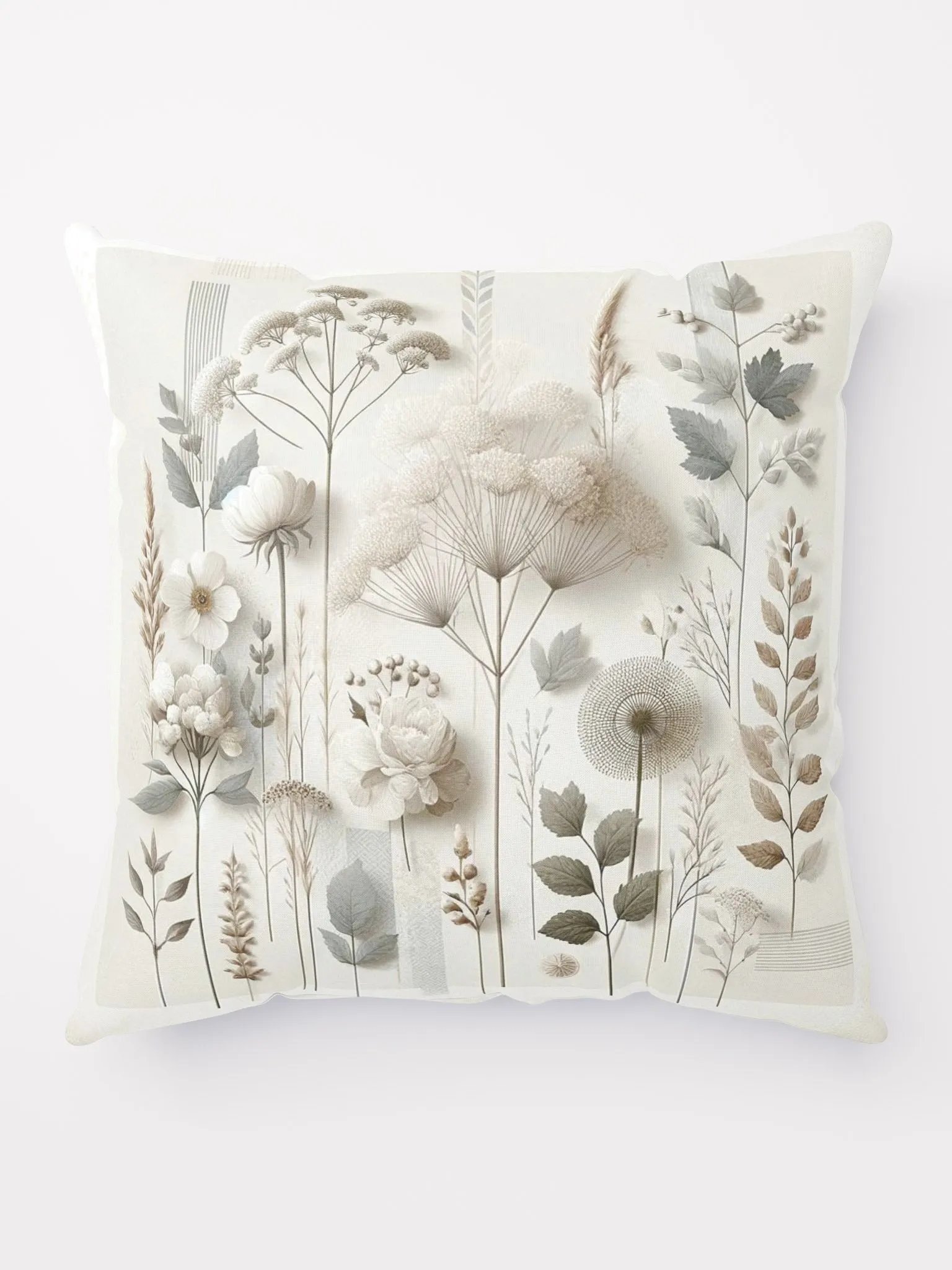 Serenity in Bloom: Scandinavian & Provençal Style Accent Pillow product image (10)