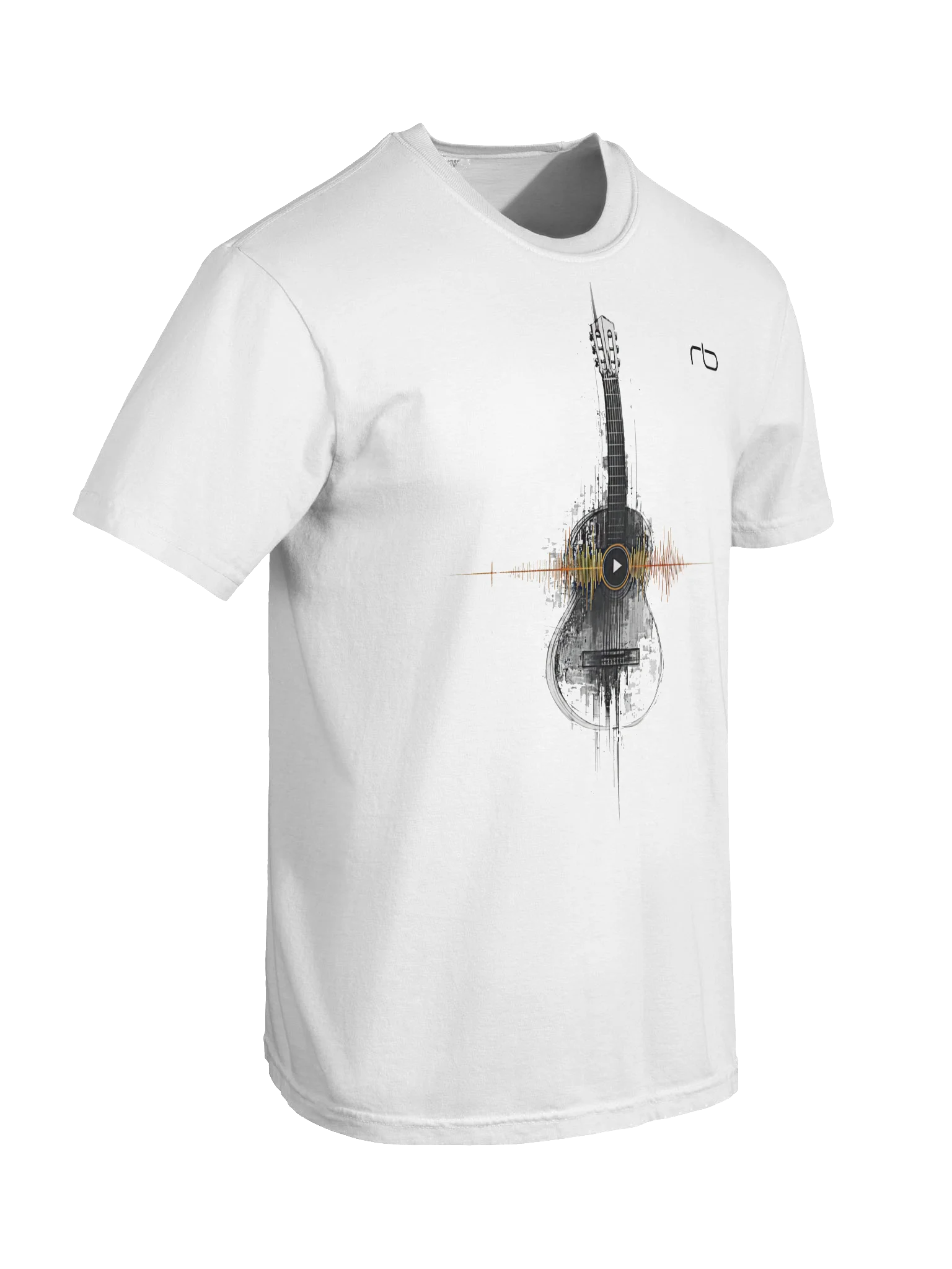 Soundwave Acoustic Guitar T-Shirt product image (8)
