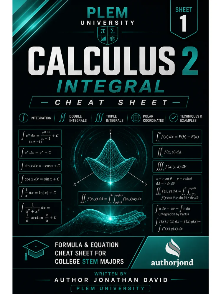 The Ultimate Cheat Sheet for STEM Majors | Calcusu 2 product image (1)
