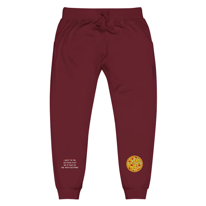 “one with everything” rainbow sprinkle deluxe pizza vanny graphic joggers product image (1)