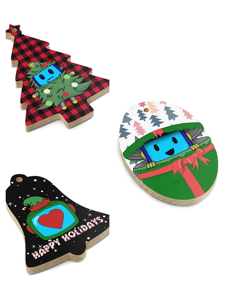 Holiday Ornament Bundle (Tree, Oval, Bell) product image (2)