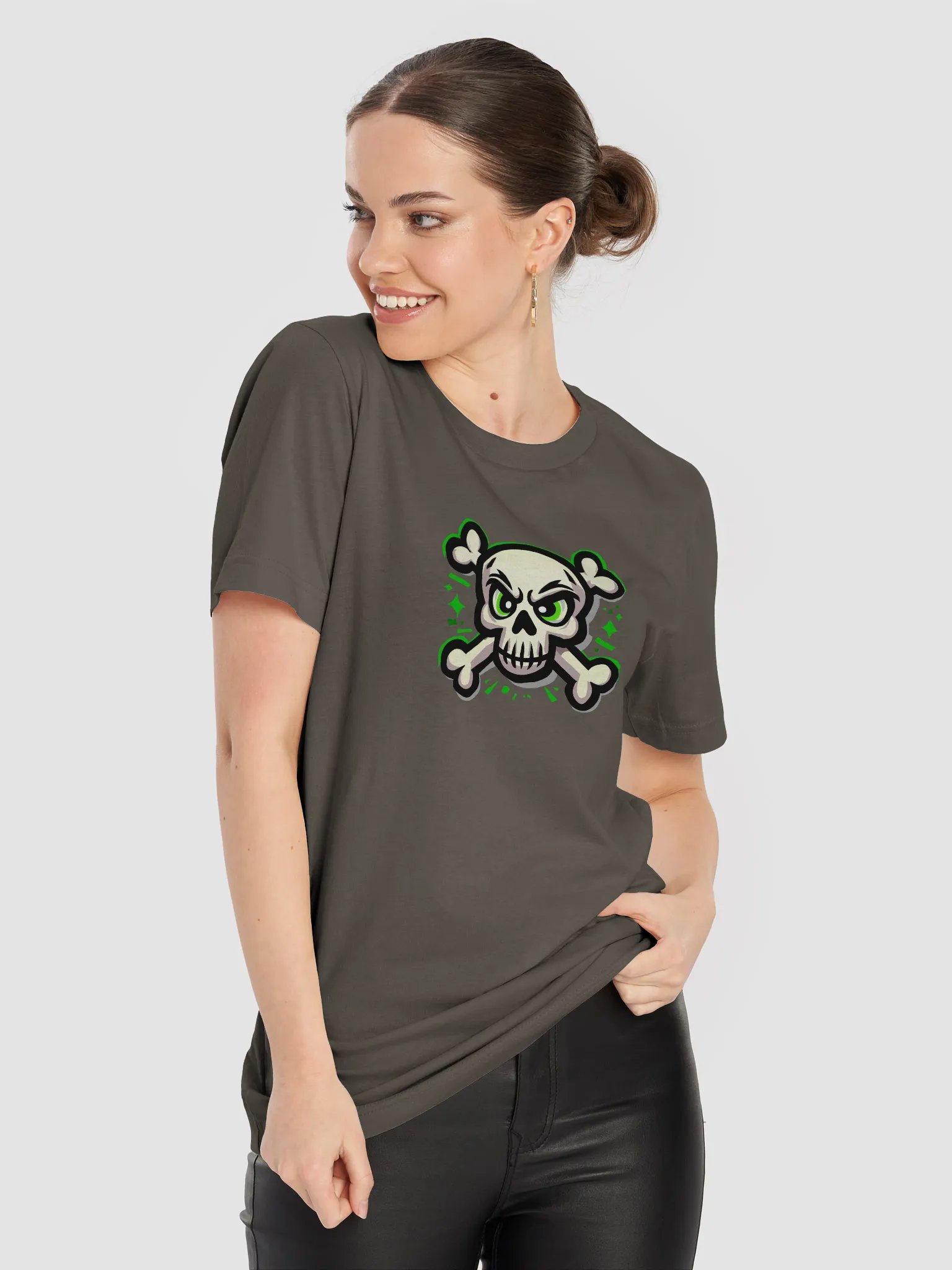 Edgy Skull Graphic T-Shirt product image (79)