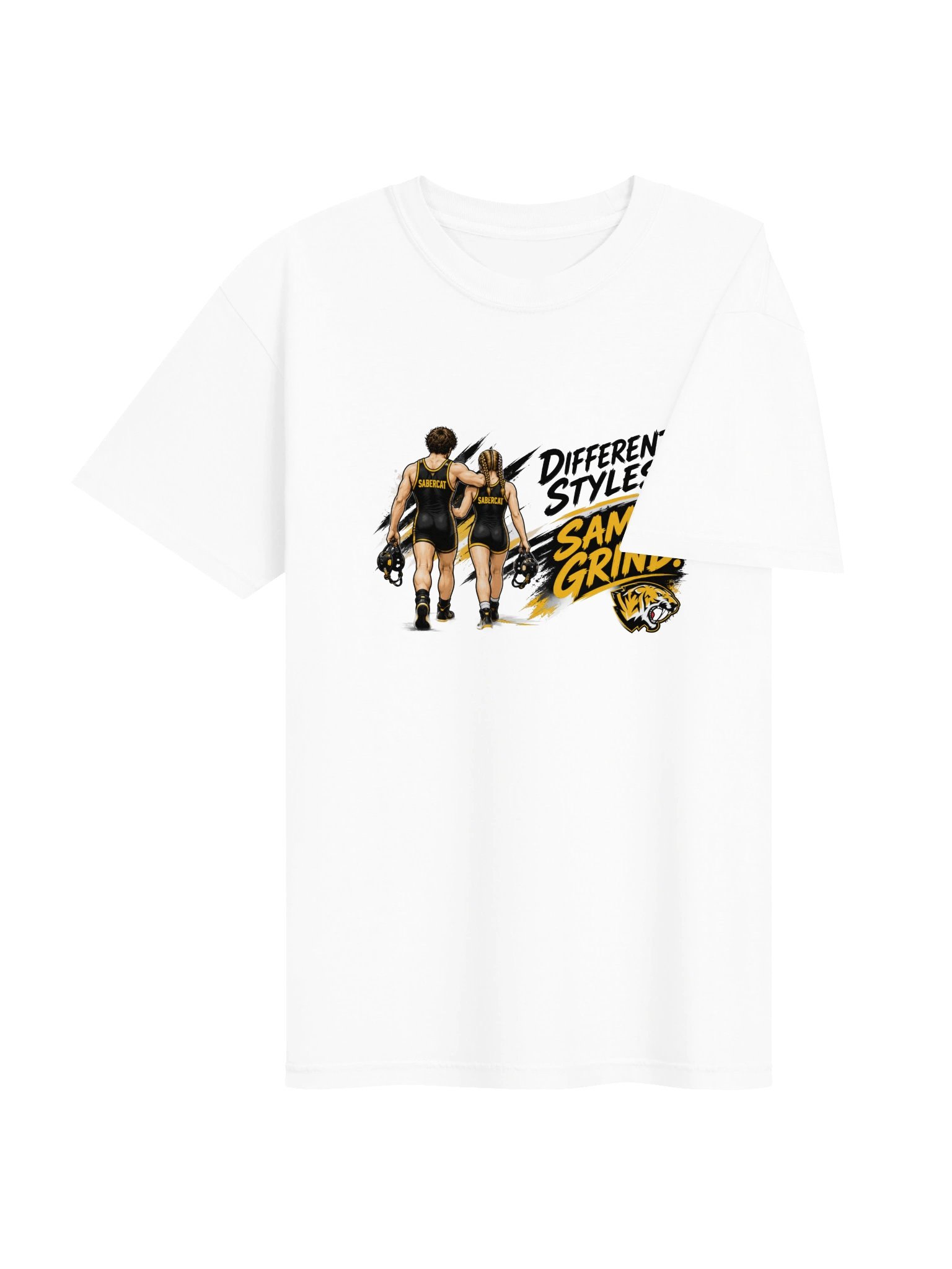 SABERCAT Same Grind Wrestling Tee product image (4)