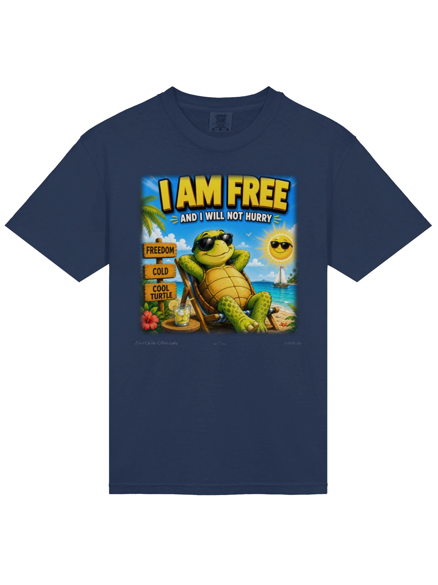 I AM FREE — Comfort Colors 1717 Heavyweight T-Shirt product image (7)