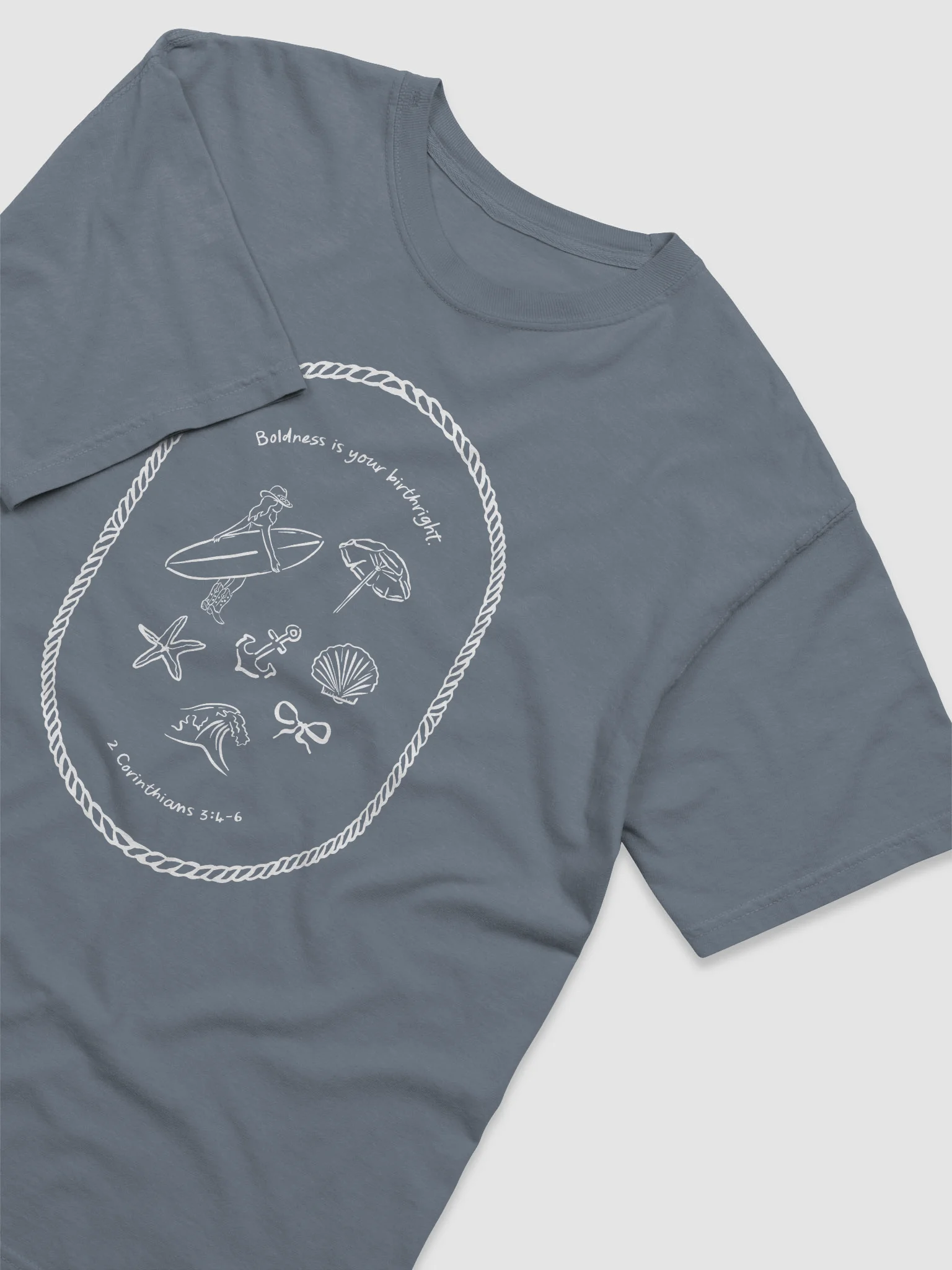 Boldness is Your Birthright Coastal Tee product image (3)
