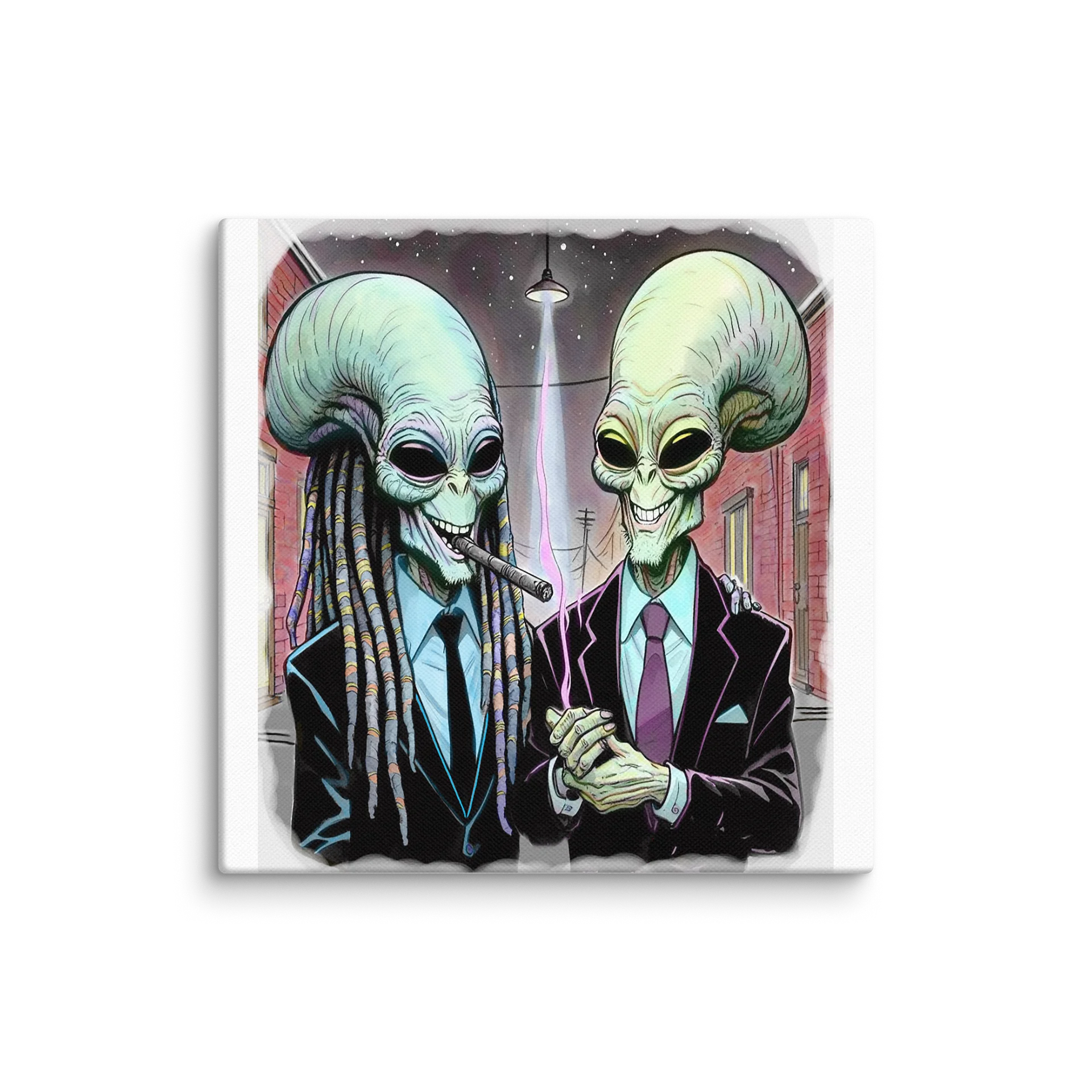 Alien Alley Duo Canvas Art product image (1)