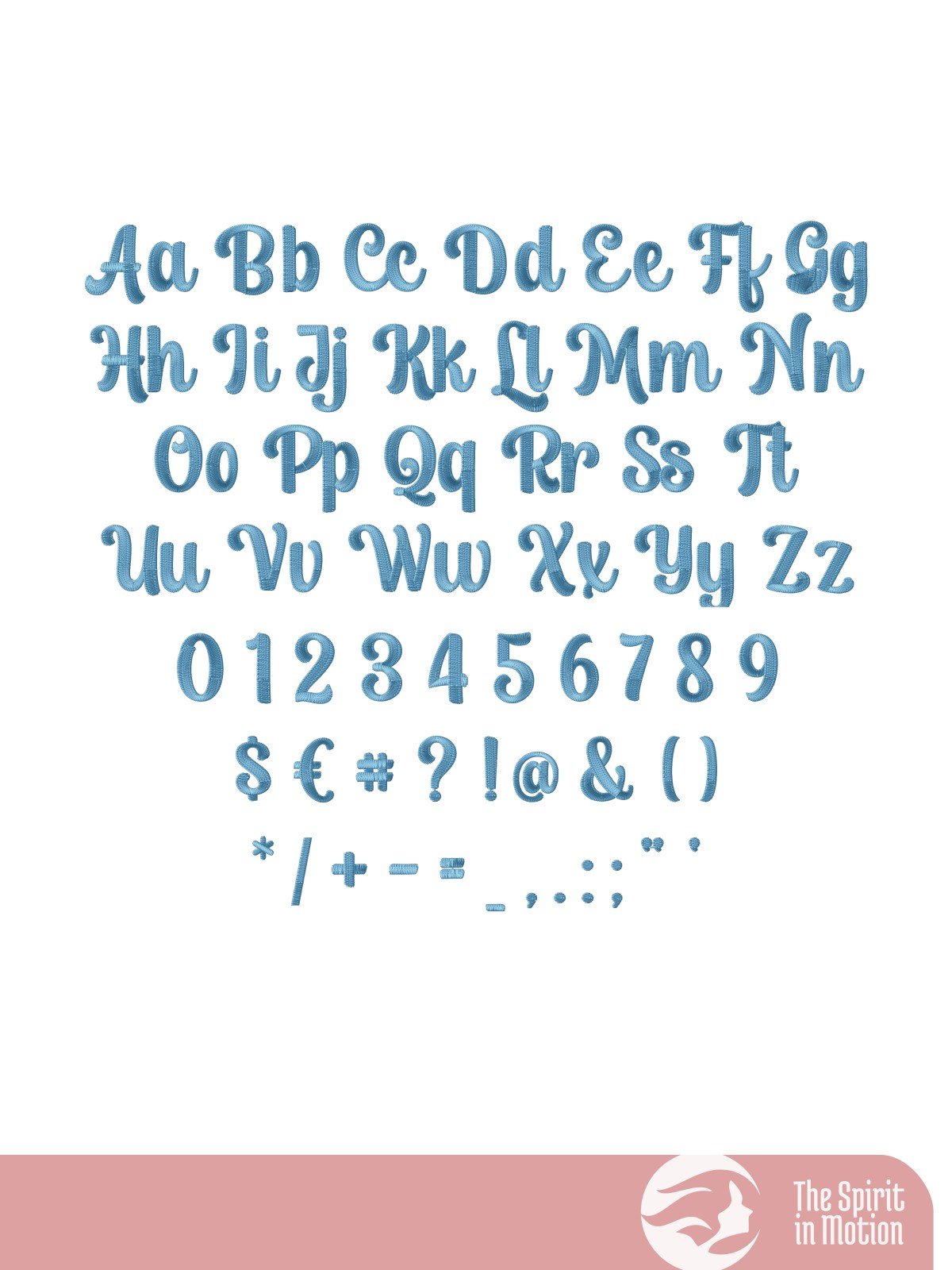 Alexia Bright Script Embroidery Font product image (2)