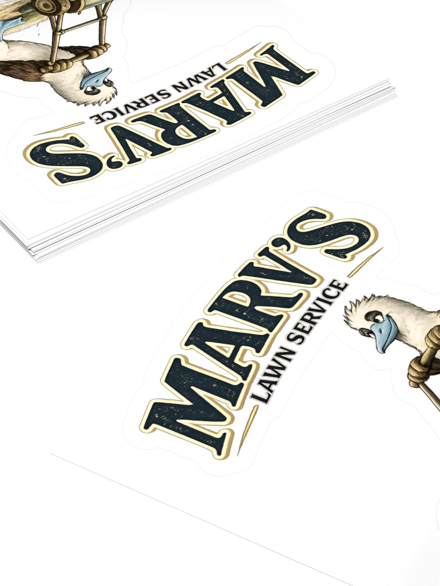 Marv's Lawn Service Sticker product image (10)