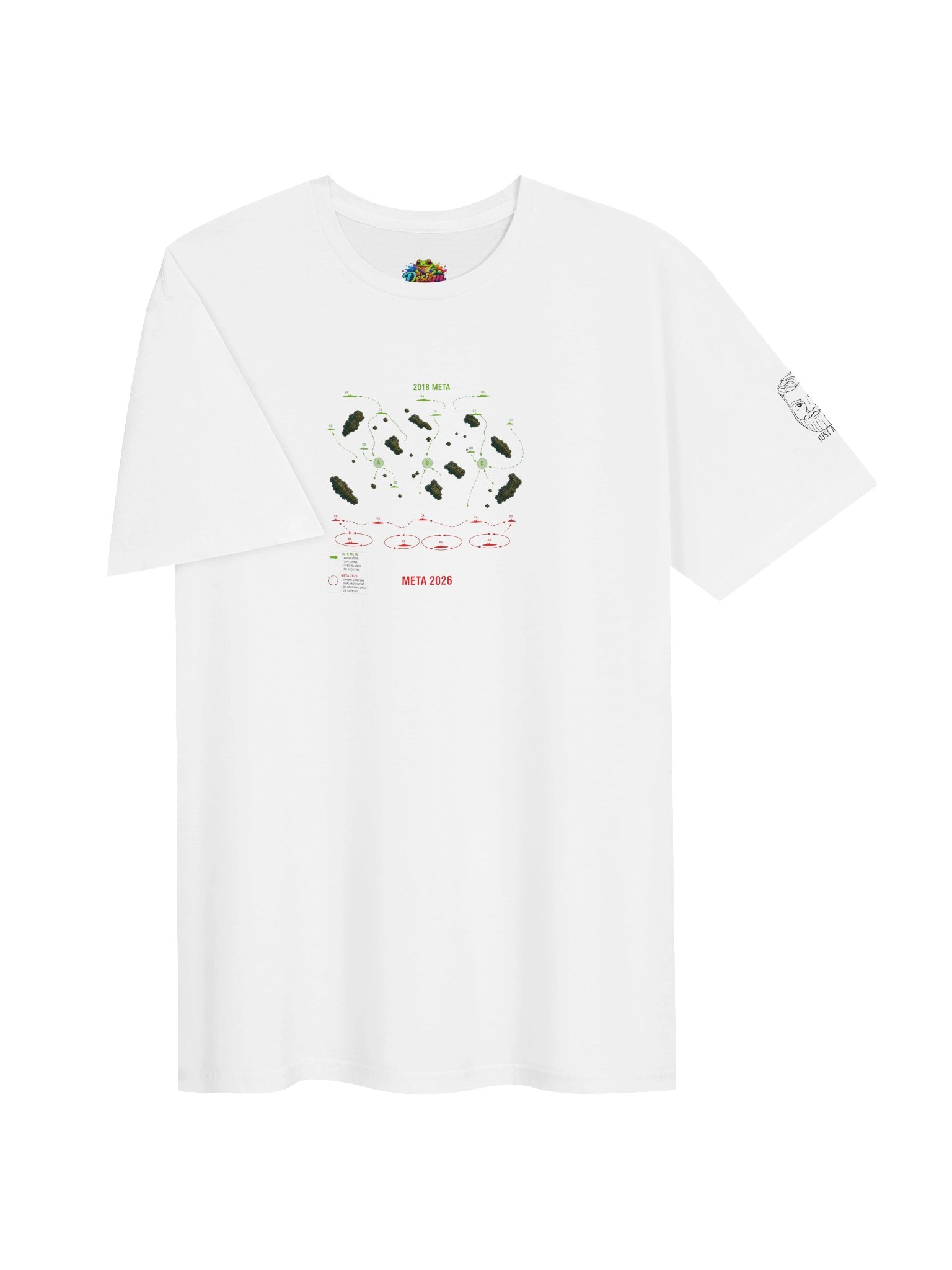 Mini Map Tee White product image (3)