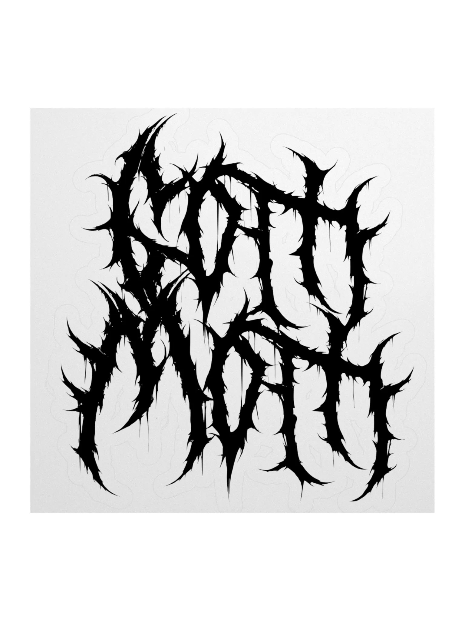 Goth Moth Sticker product image (1)
