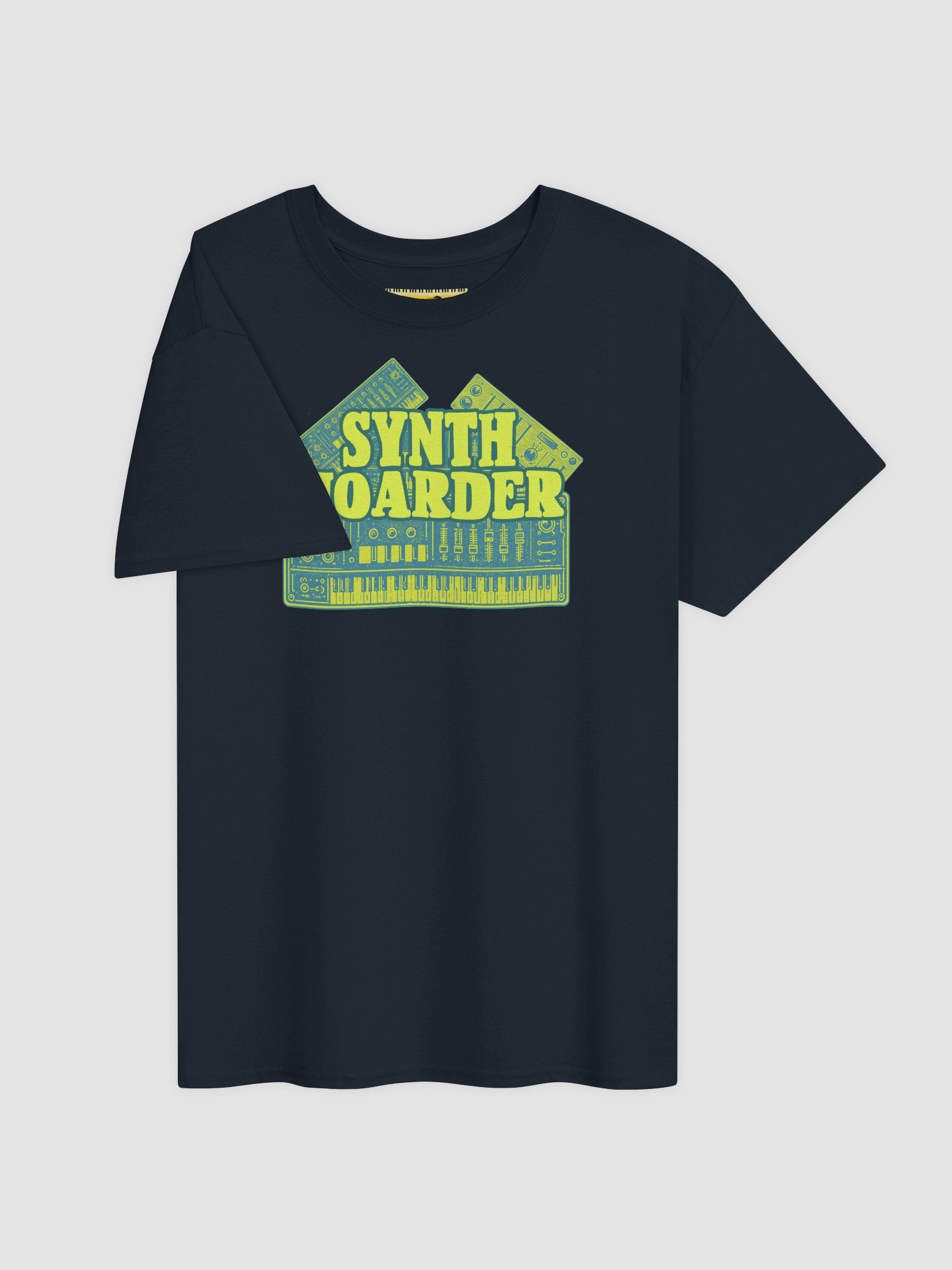 SYNTH HOARDER, by Frank Fonik Unisex t-shirt product image (3)