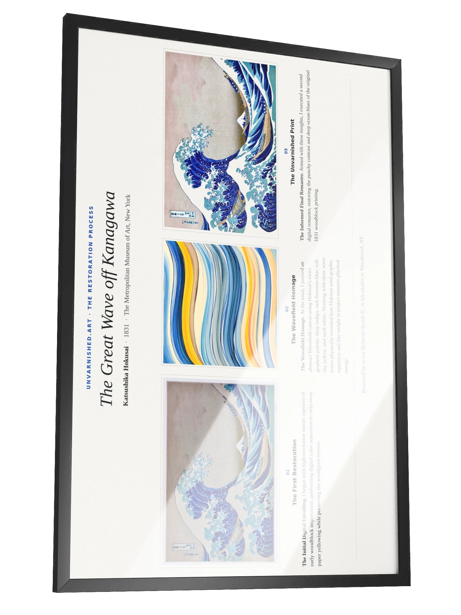 The Great Wave off Kanagawa — Framed Process Poster product image (2)