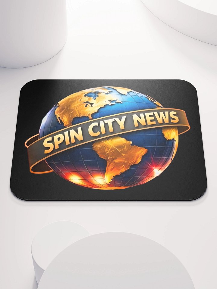 Spin City News Globe Mouse Pad product image (1)