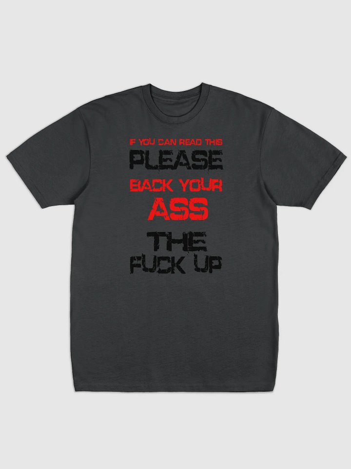 Bold Statement Tee - 'Back Your Ass Up' product image (1)