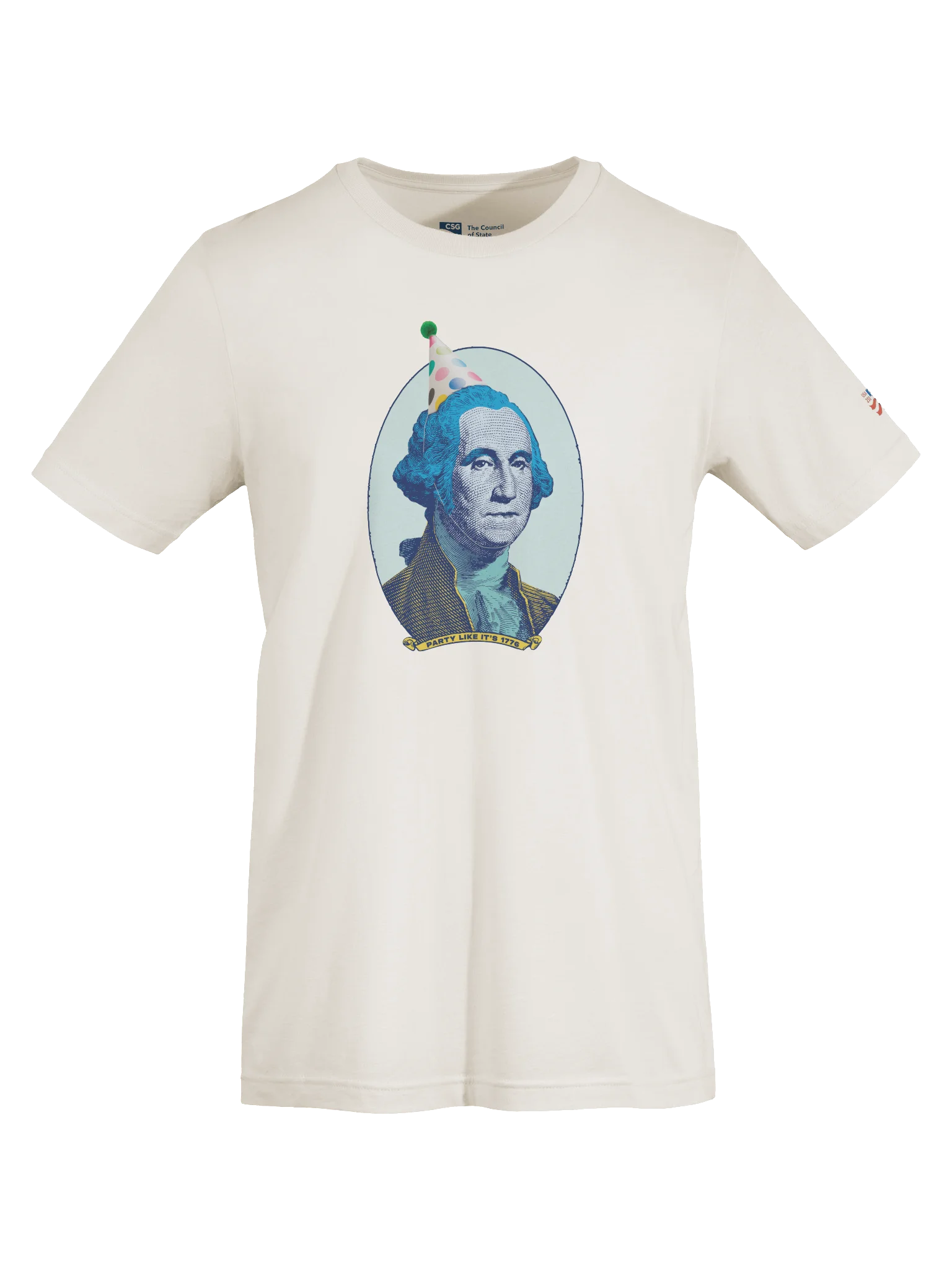 CSG 250 George Washington — Party Hat Tee product image (7)