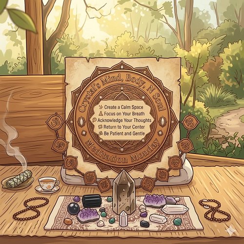 Meditation Monday! Here are some helpful tips for you today!
#crystalsmindbodynsoul #monday #meditation #tips