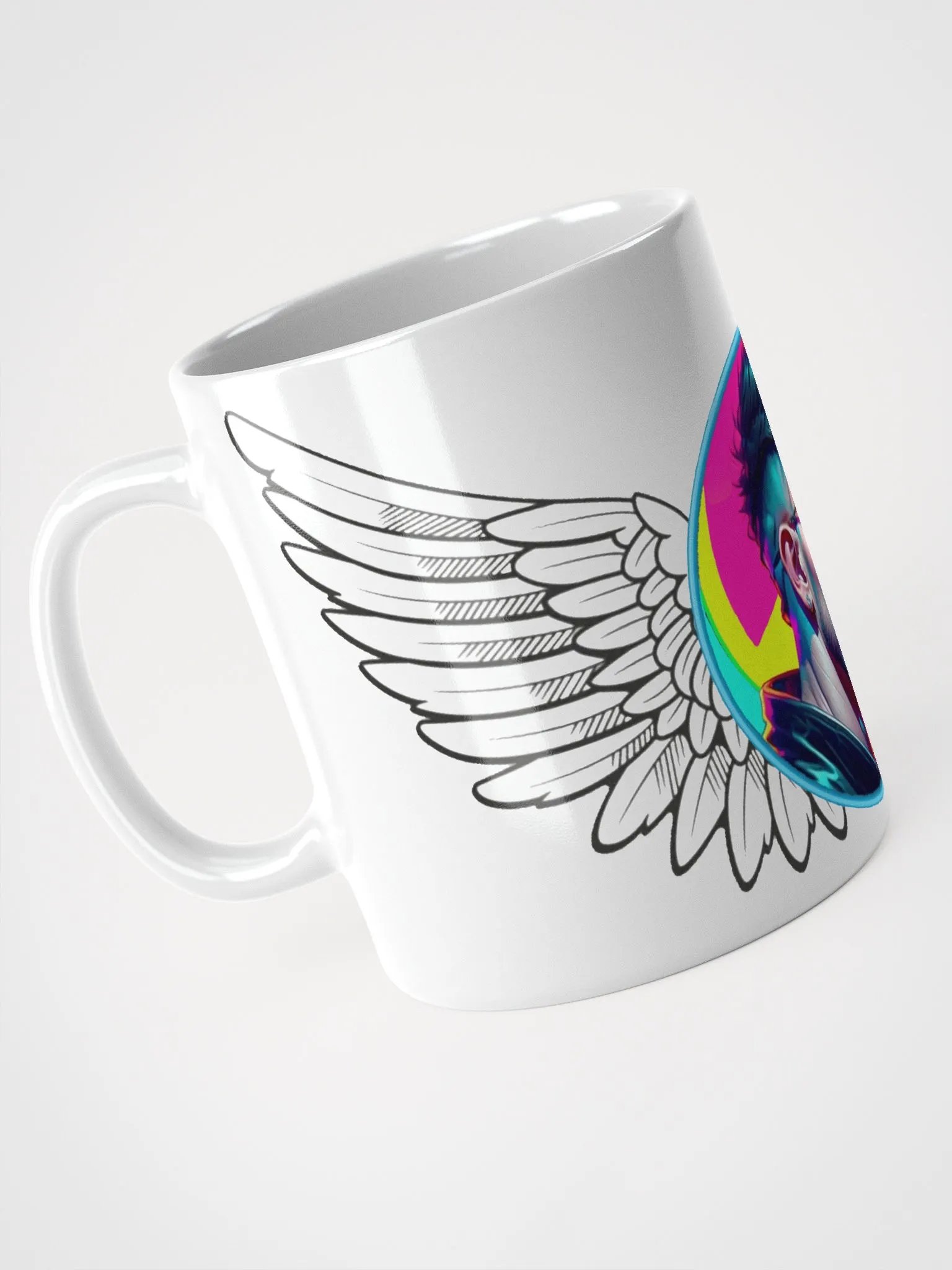 White Angel Wing Mug product image (7)