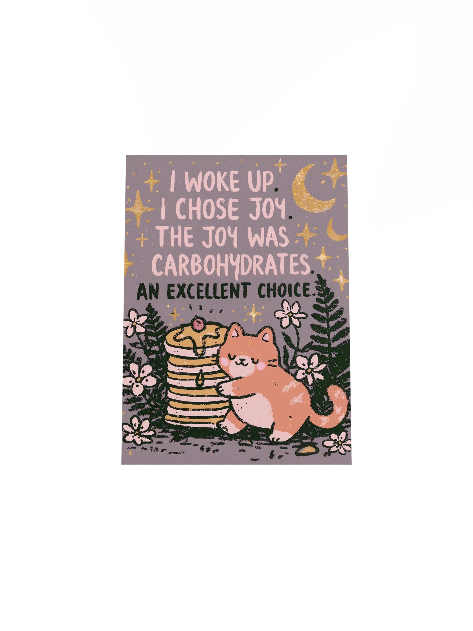 Joy Was Carbohydrates Cat Poster product image (29)