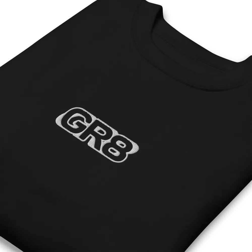 GR8 Minimal Embroidered Sweatshirt (Dark Ver.) product image (6)