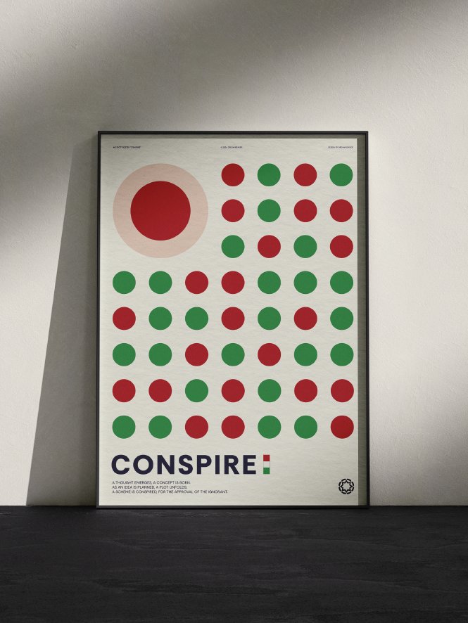 Dot : Conspire — Minimalist Digital Print for Modern Interior product image (2)