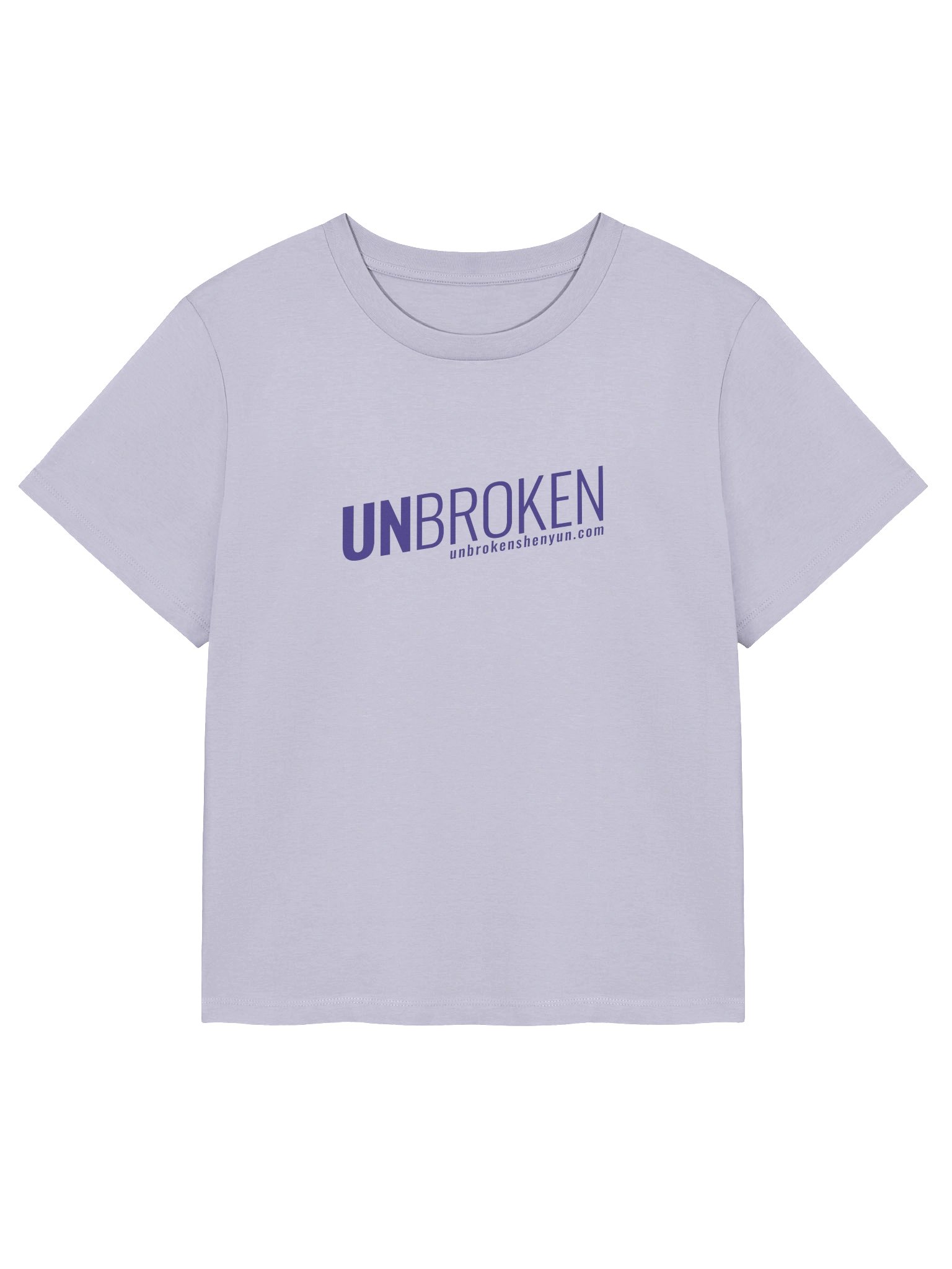 Women's Classic Cut Tshirt - UNBROKEN Logo (Lavender or Grey) product image (5)