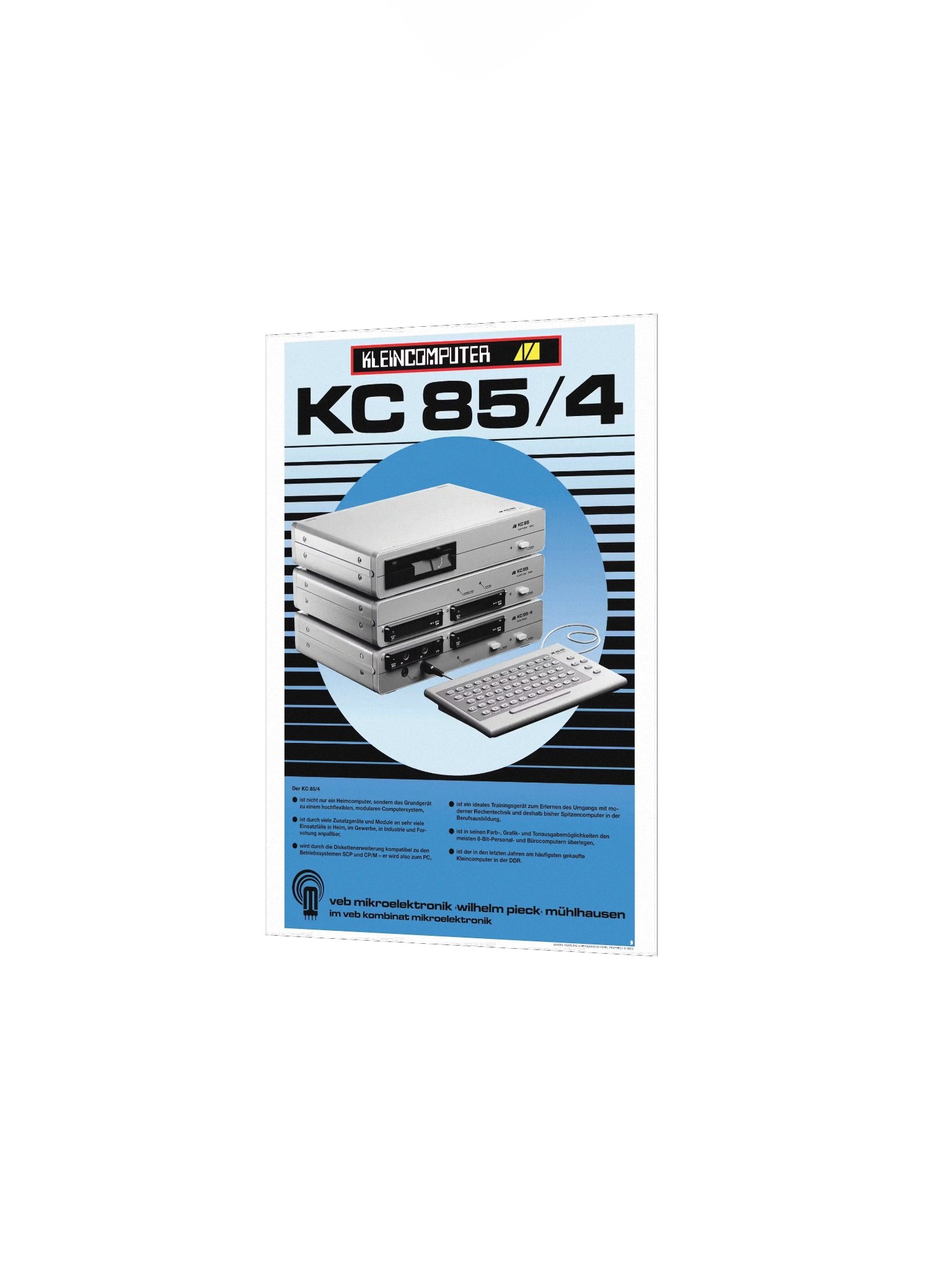 DDR Kleincomputer KC85/4 Poster (pristine design) product image (2)