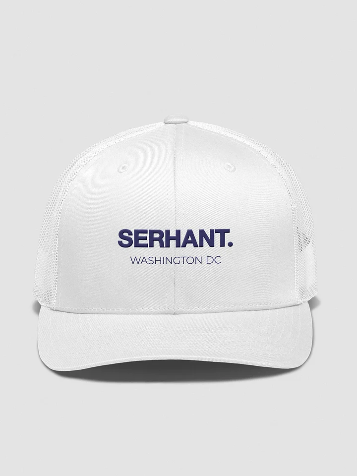 SERHANT. Washington DC White Trucker Hat product image (1)