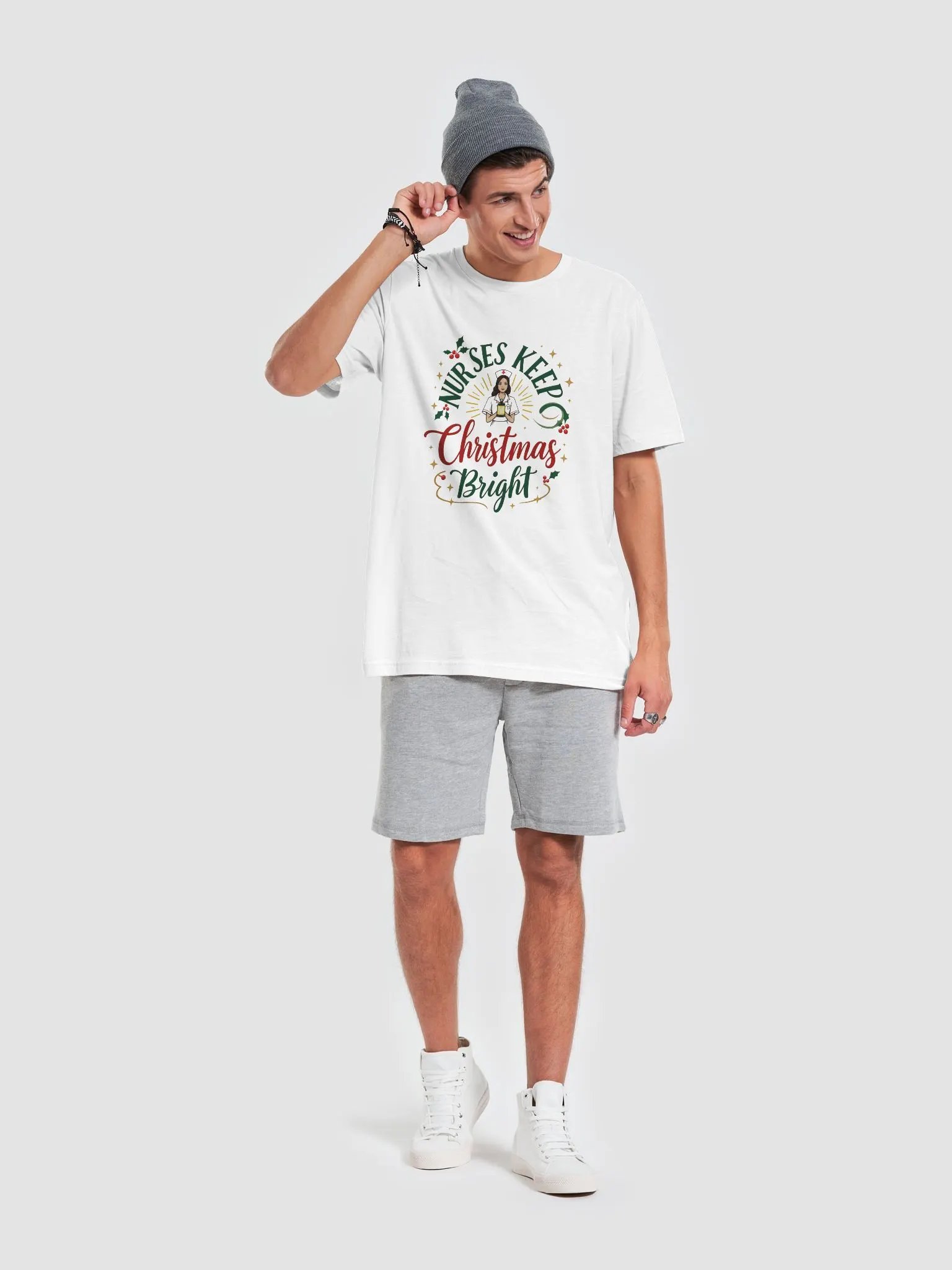 Nurse Lantern Christmas T-Shirt product image (60)