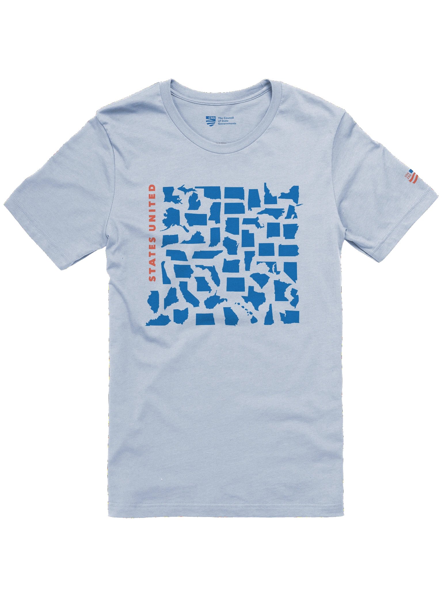 States United — State Outlines Tee product image (1)