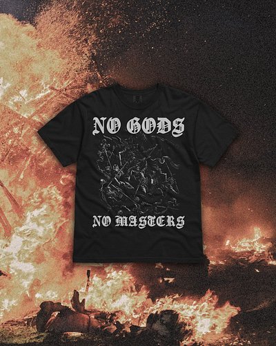 No Gods, No Masters collection now live in the store! Tees printed on Comfort Colours Heavyweight, Long sleeves on AS Color P...