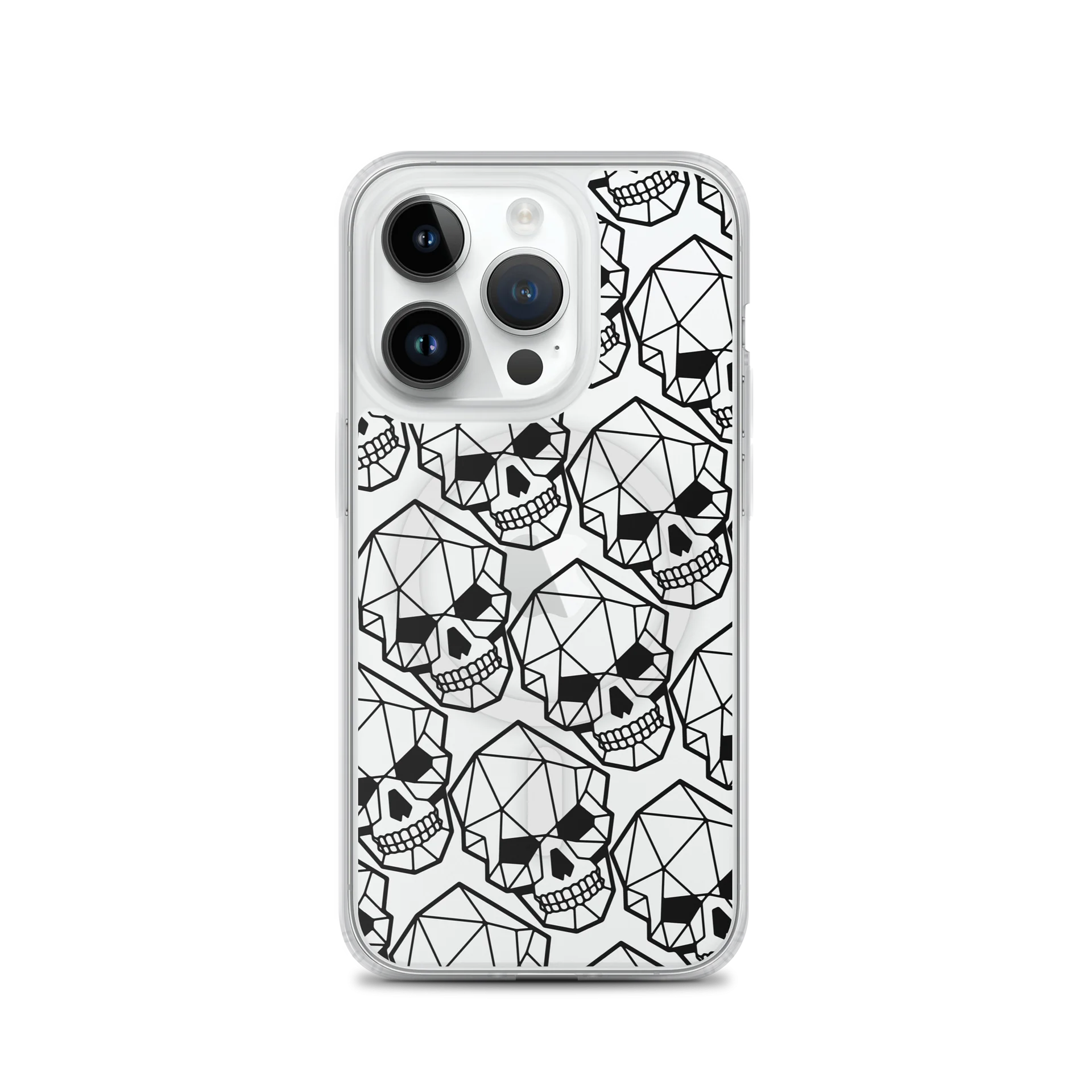 Skull MagSafe iPhone Clear Case product image (1)