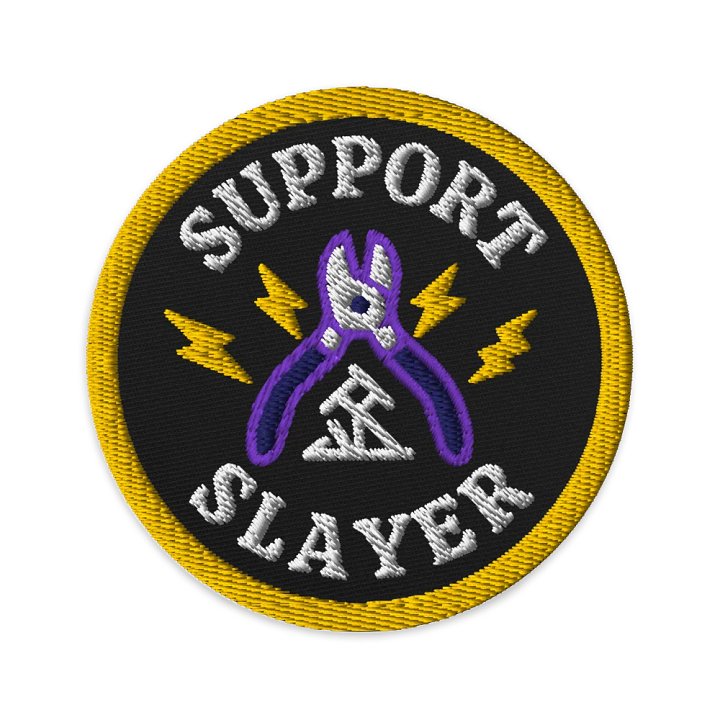 Support Slayer Embroidered Patch for 3D Printers product image (1)