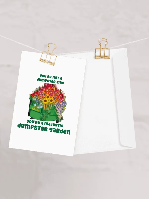 Dumpster Fire Greeting Card product image (1)