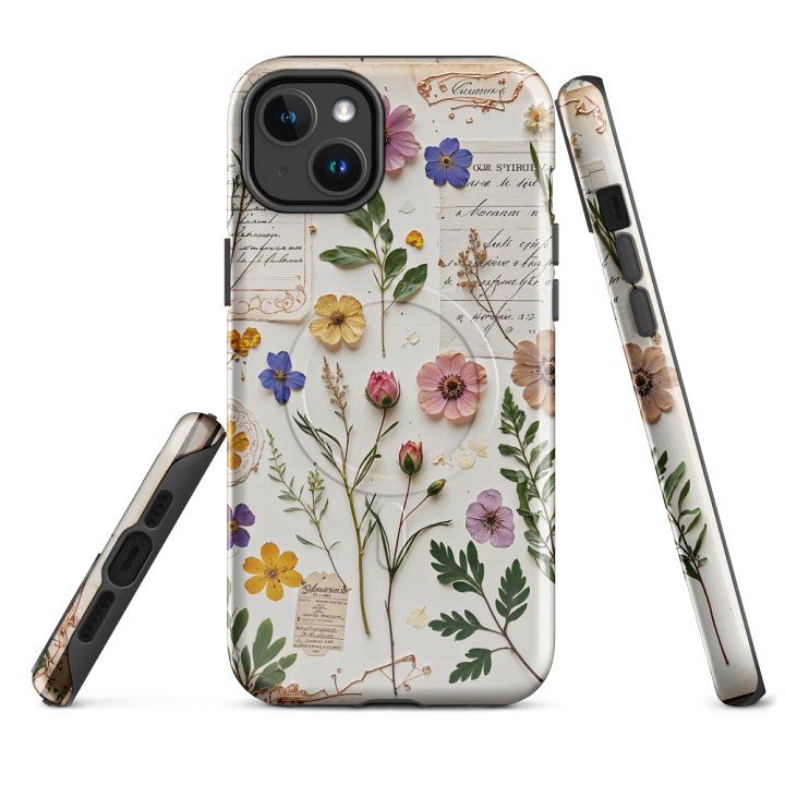 Vintage Botanical Journal Collage iPhone® Case Mag Safe product image (1)