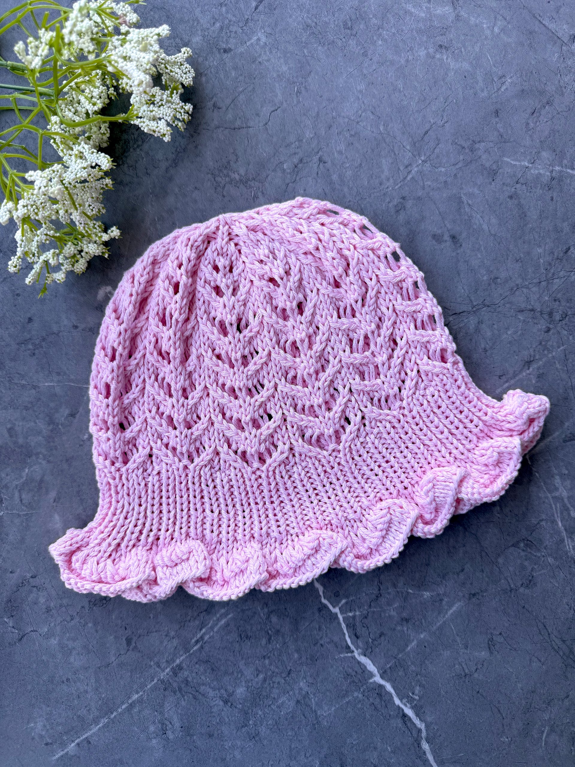 Knit Summer Panama Hat Pattern product image (1)