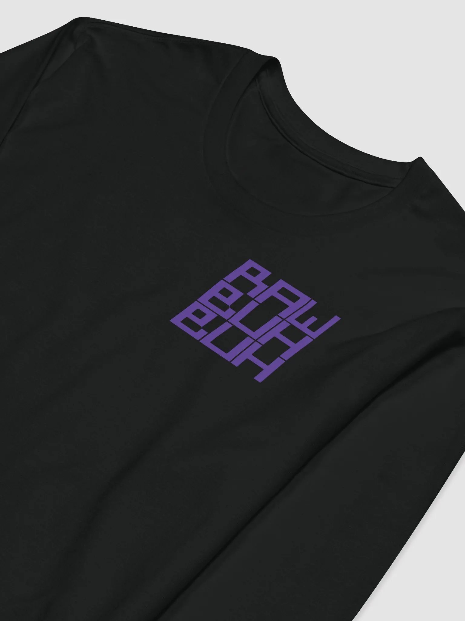 Pixel Logo Long Sleeve: Purple product image (8)
