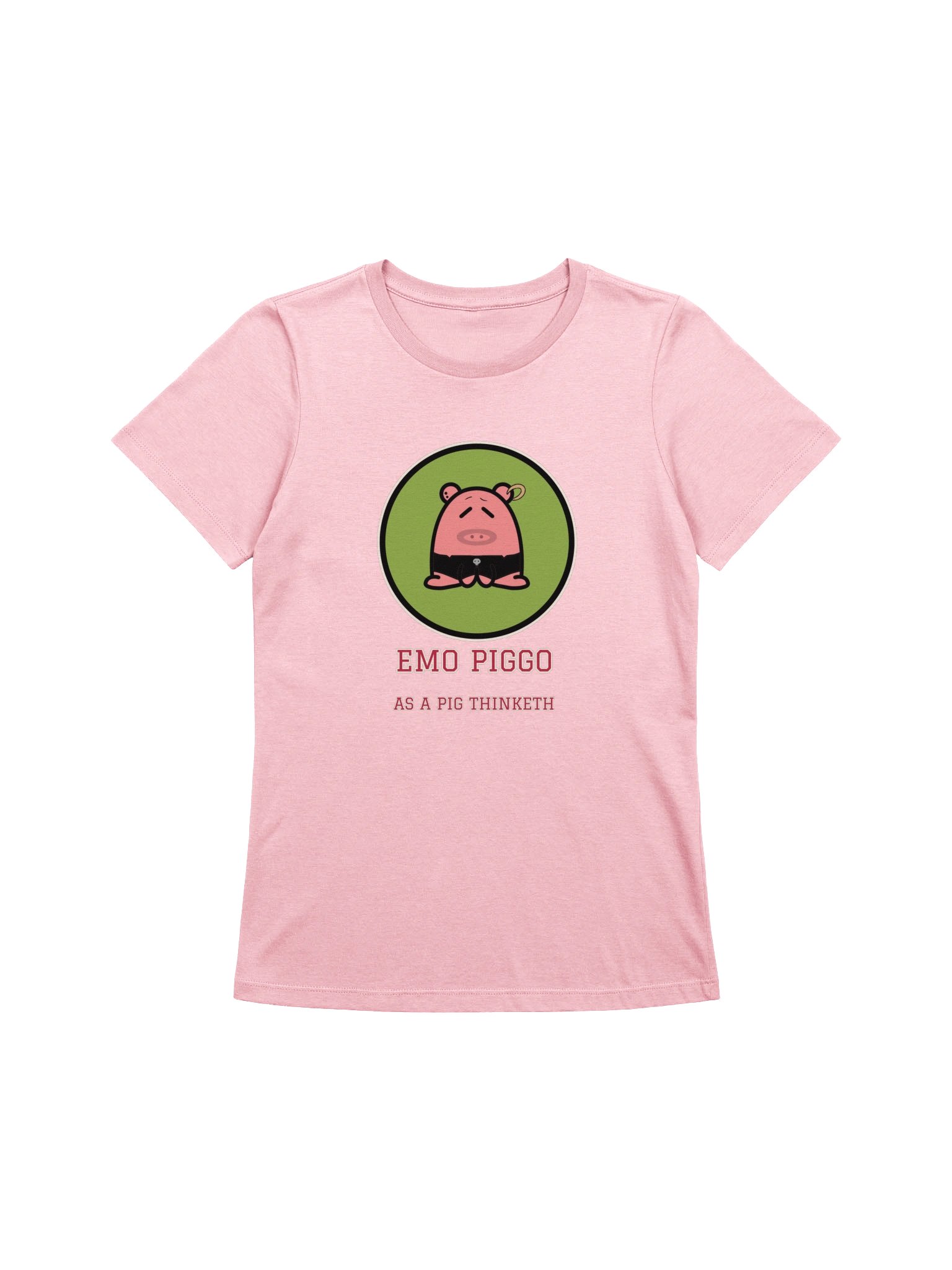 Emo Piggo Women's Tee | As a Pig Thinketh product image (1)