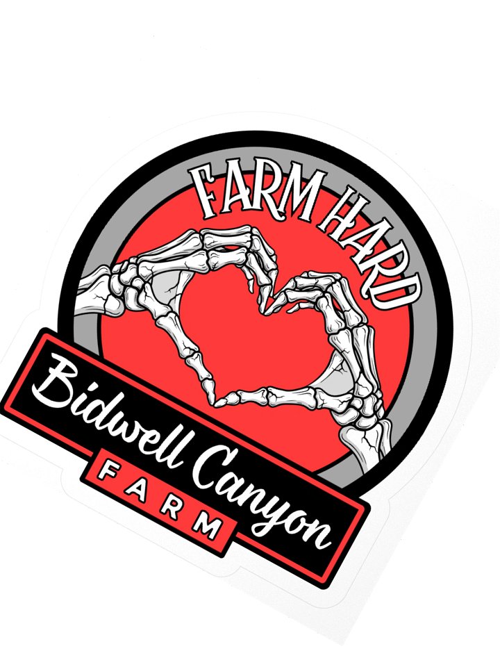 BCF Farm Hard Bones Sticker Red product image (6)