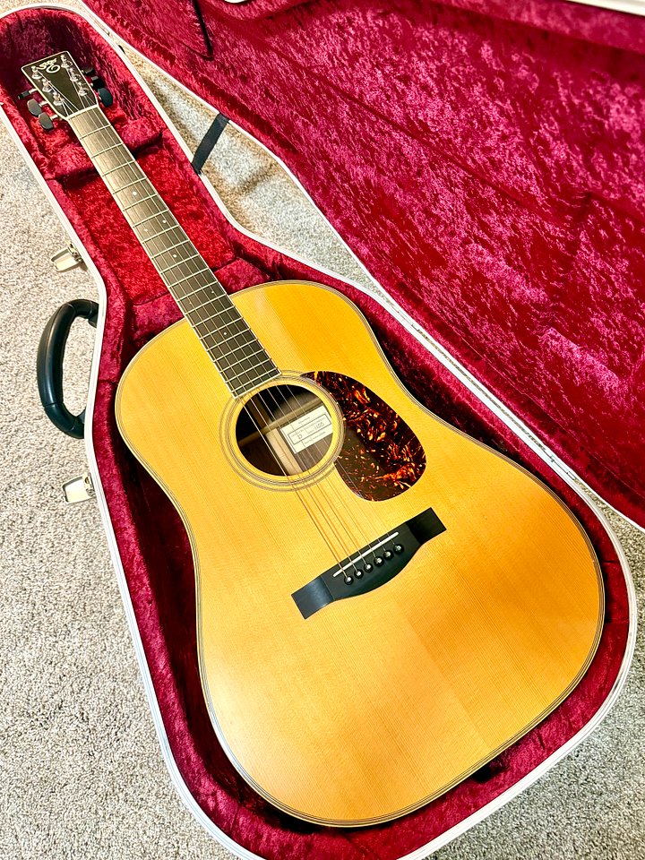 1994 Santa Cruz D-1155 "CUSTOM D MODEL" German Spruce Top Dreadnought + OHSC product image (2)