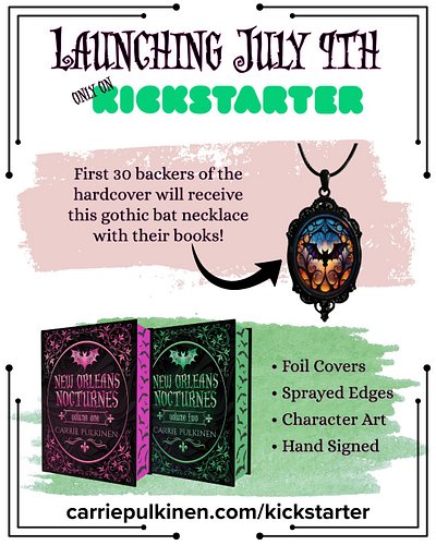 Are you following my Kickstarter yet? I just posted an update about my early bird backer gift!

𝗔𝘀 𝗮 𝘀𝗽𝗲𝗰𝗶𝗮𝗹 𝘁𝗵𝗮𝗻𝗸 𝘆𝗼𝘂 𝘁𝗼 𝗺𝘆 ...