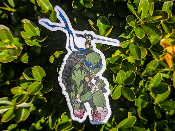 “Leonardo, the Leader” | TMNT Waterproof Vinyl Sticker product image (1)