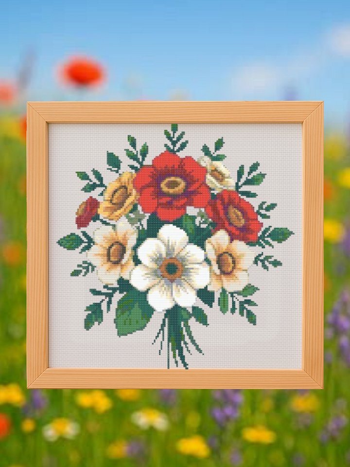 Blossom Bunch Cross Stitch Pattern product image (1)