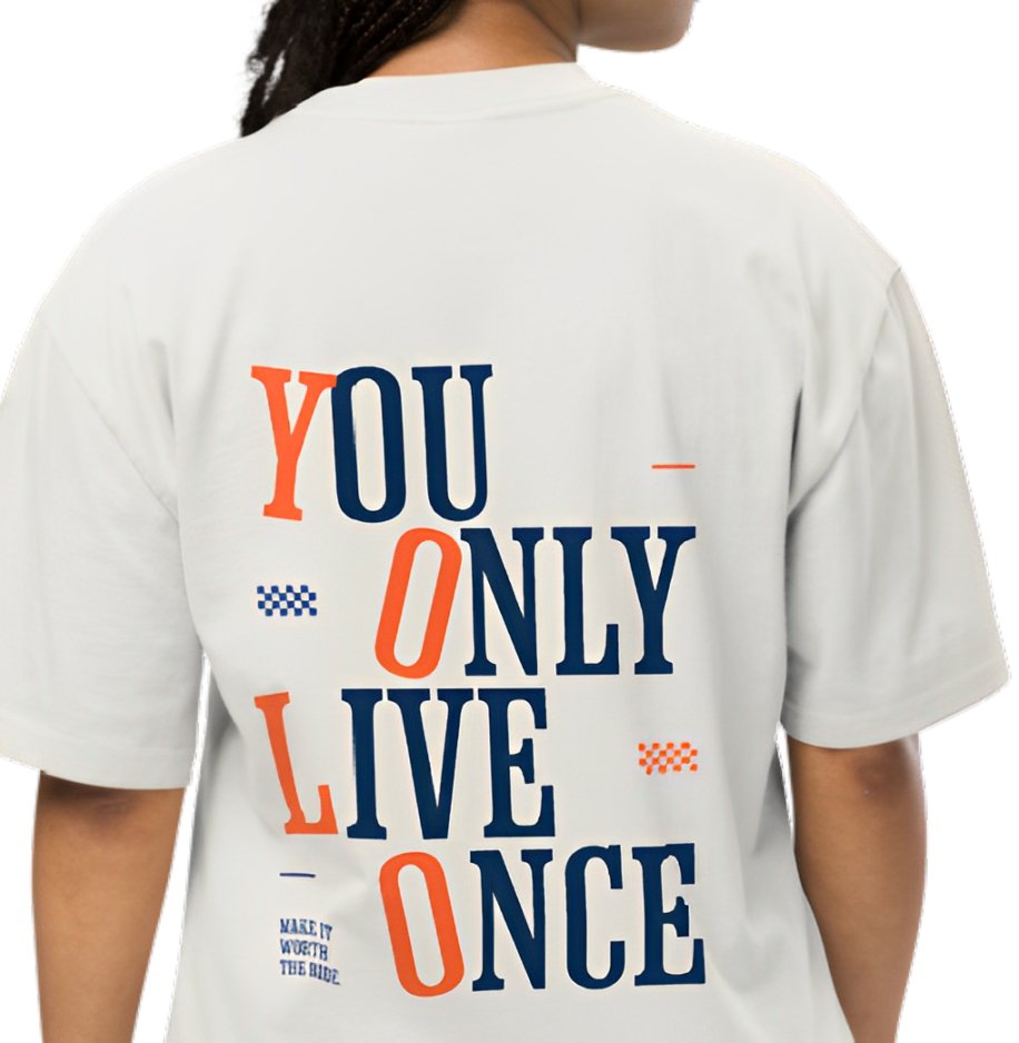 You only live once unisex tee product image (1)