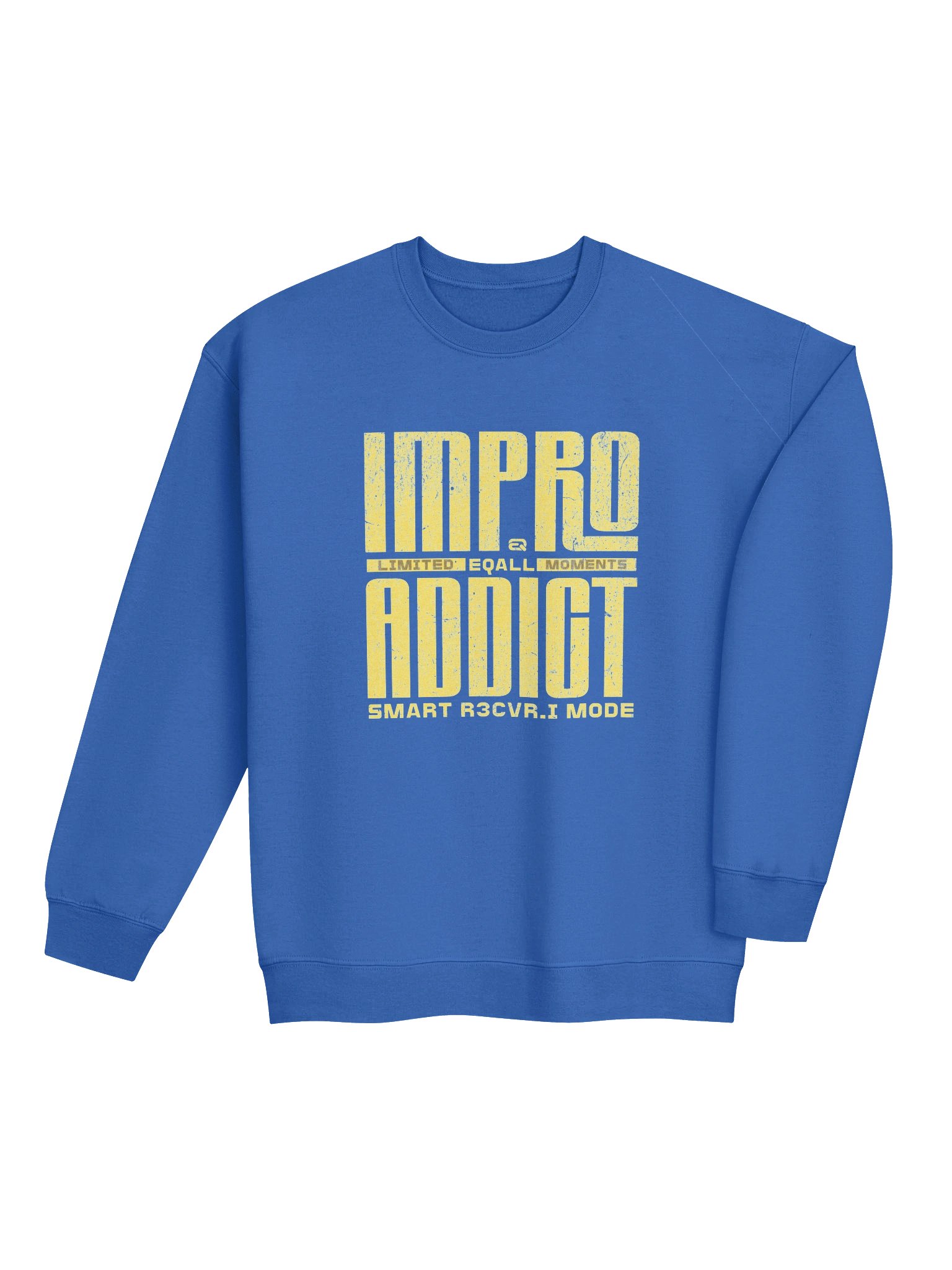 Limited IMPRO Addict Moments Crewneck Gildan Sweatshirt_R3CVR.i mode by EQALL® Essentials_Yellow product image (4)