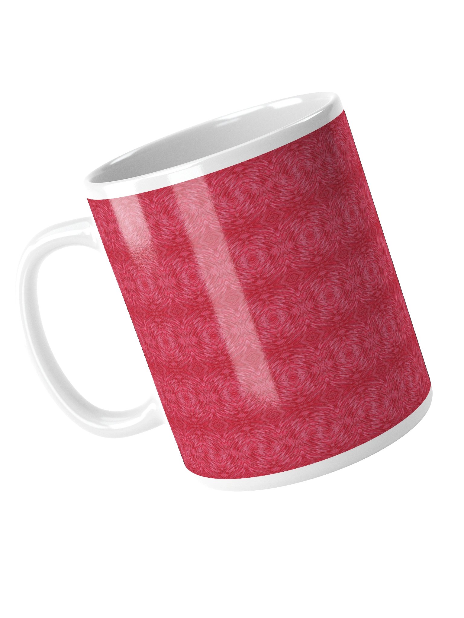 Crimson Frost – White Glossy Mug product image (2)