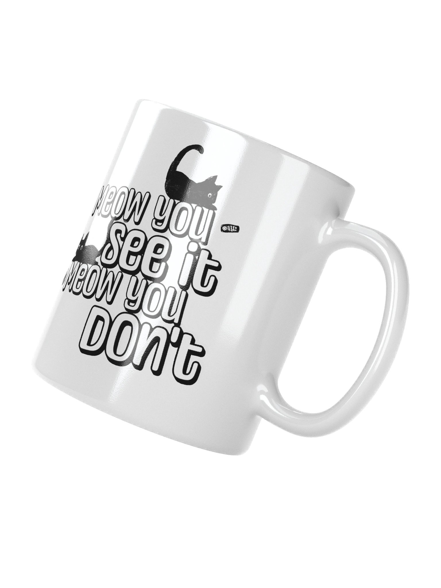 “Meow You See It, Meow You Don’t” Cat Mug product image (4)