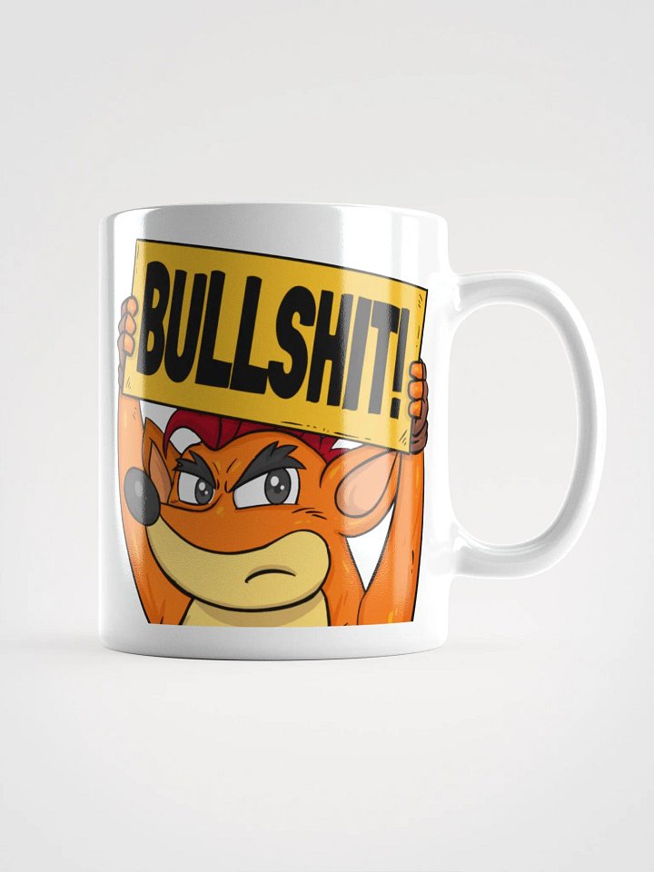 Bullsh*t Emote White Mug product image (1)