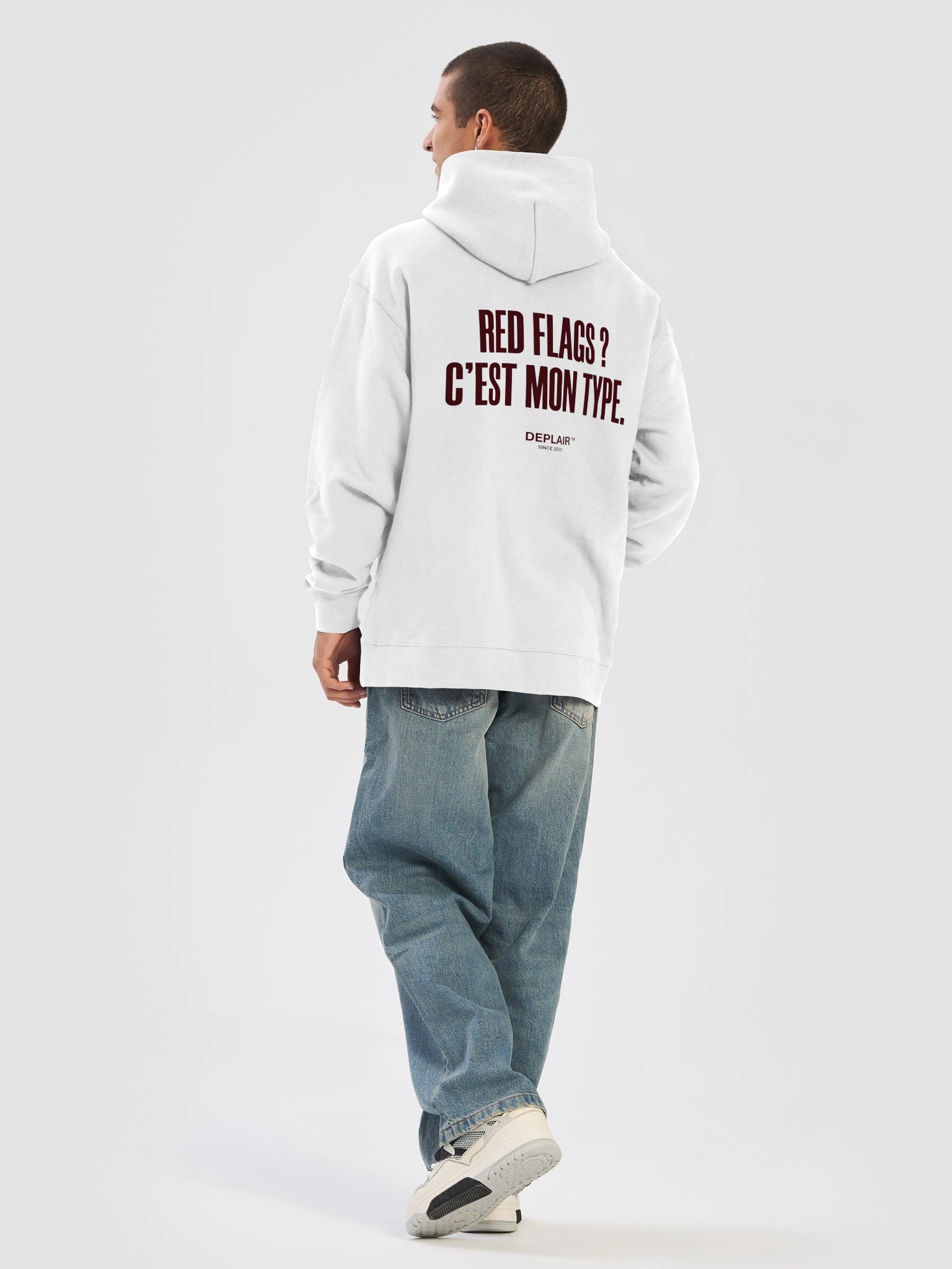 Red Flags ? C’est mon type — Hoodie unisexe product image (3)