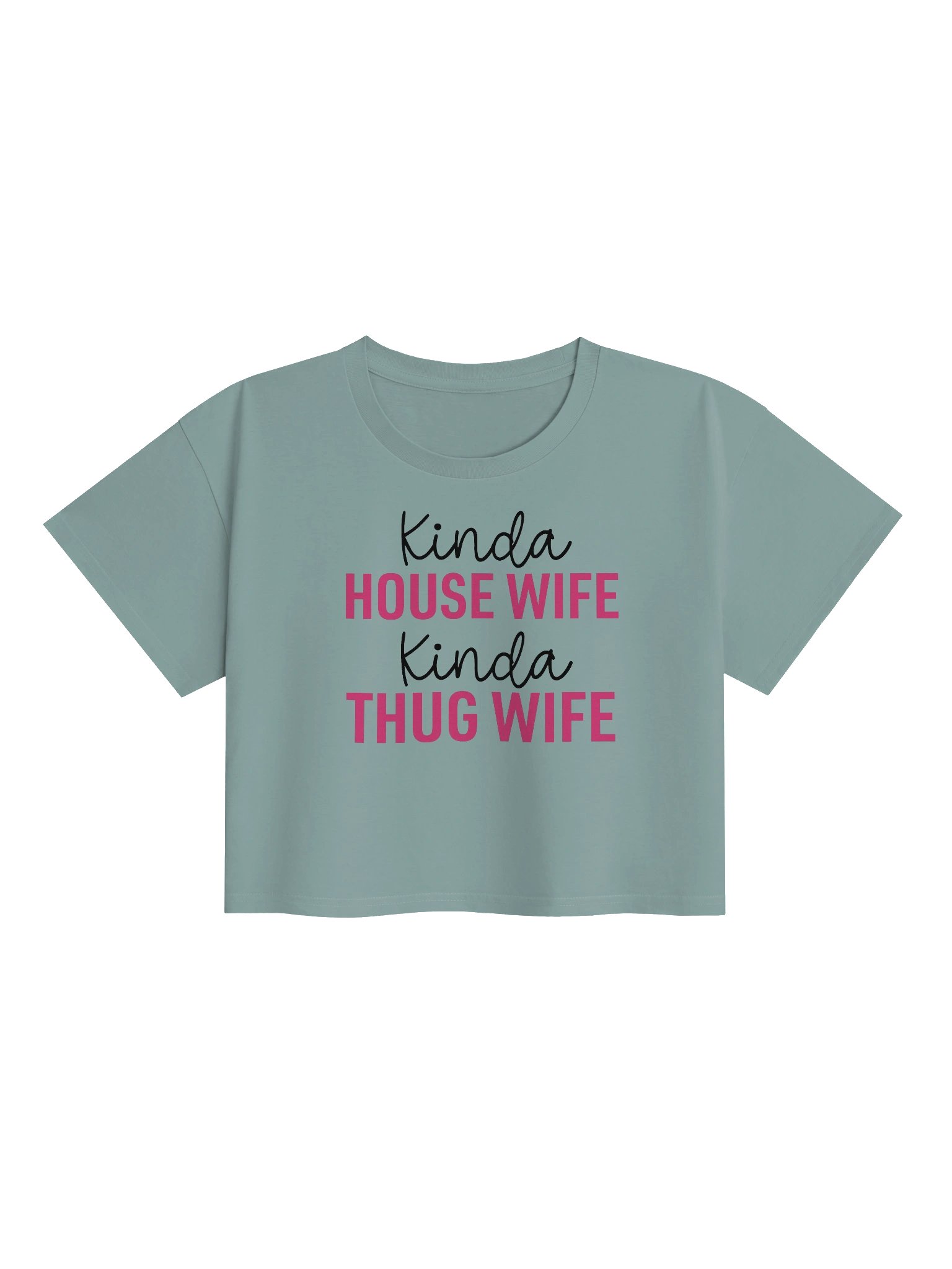 Kinda house wife crop top product image (1)
