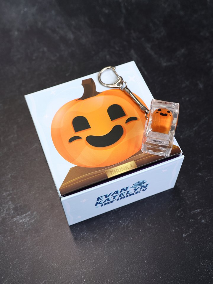 Resin Pumpkin Artisan Keycap Keychains (Batch 2) product image (2)